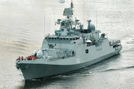 В Калининграде на воду спустили многоцелевой фрегат «Адмирал Григорович» для Черноморского Флота