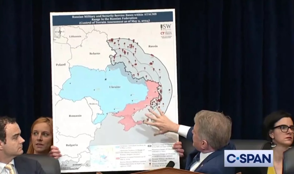 В США показали «карту ударов» ВСУ американскими ракетами по территории РФ