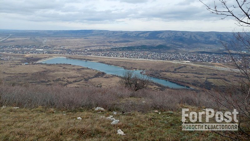 Водохранилища Крыма к середине зимы стали выглядеть внушительнее