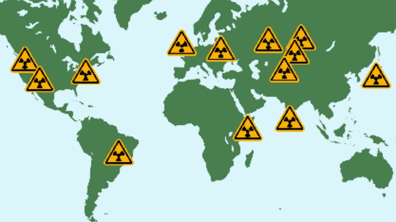 Названы 13 самых радиоактивных мест на Земле
