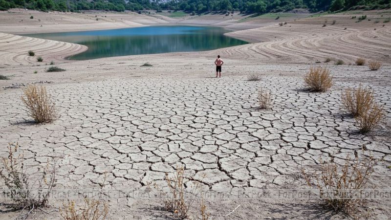 Часть крымских посёлков осталась без воды из-за засухи