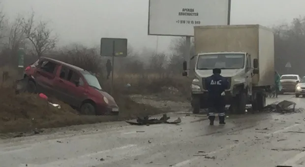 В ДТП на дороге Симферополь – Феодосия пострадали два человека