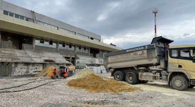 Реконструкция стадиона «Горняк» в Севастополе движется к финалу
