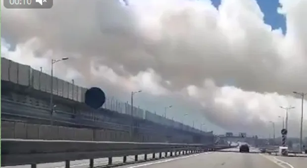 Много дыма без огня: на Крымском мосту учения совпали с ДТП