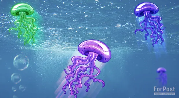 Раскрыта тайна разноцветных медуз на крымских пляжах