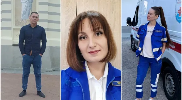 Жительница Севастополя встретила самую слаженную в мире бригаду скорой помощи 