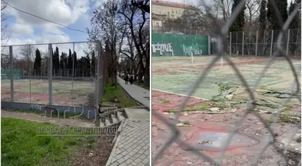 Судьба теннисных кортов в Комсомольском парке Севастополя остаётся под вопросом
