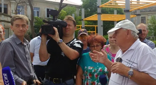 Жители Северной порадовались новой площадке и атаковали Овсянникова