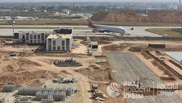 Первая очередь аэровокзала в Симферополе будет готова к апрелю 2018 года