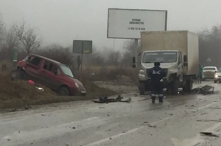 В ДТП на дороге Симферополь – Феодосия пострадали два человека