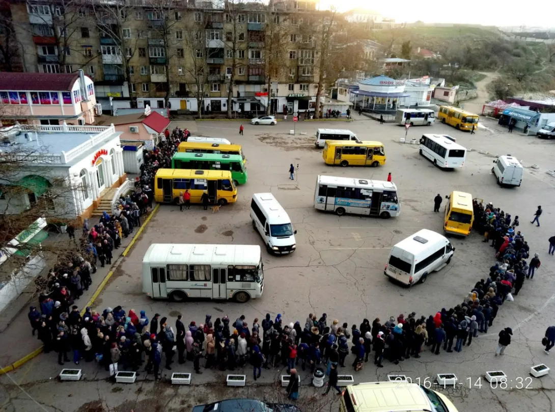 С транспортом на Северной стороне Севастополя случился апокалипсис