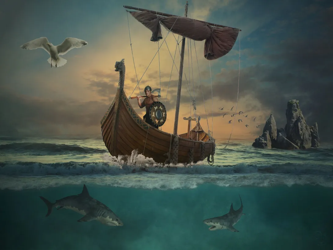 В Норвегии достанут из-под земли древний погребальный корабль викингов