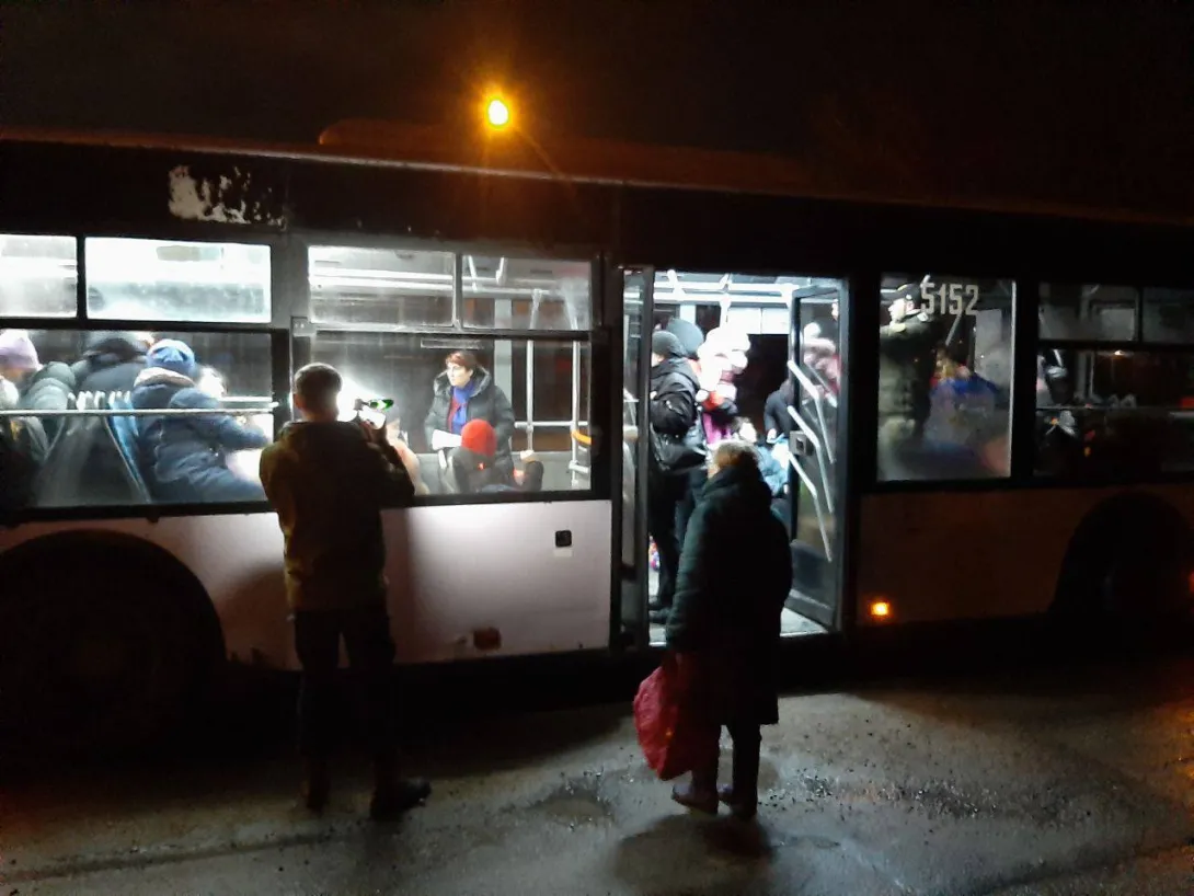 Обстановка в Донбассе. Людей эвакуируют в ростовский пансионат «Звезда»