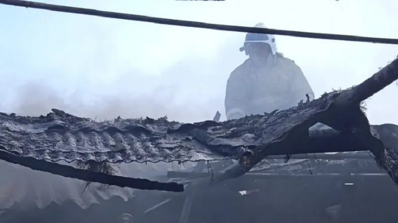 Житель Крыма сгорел в собственном доме