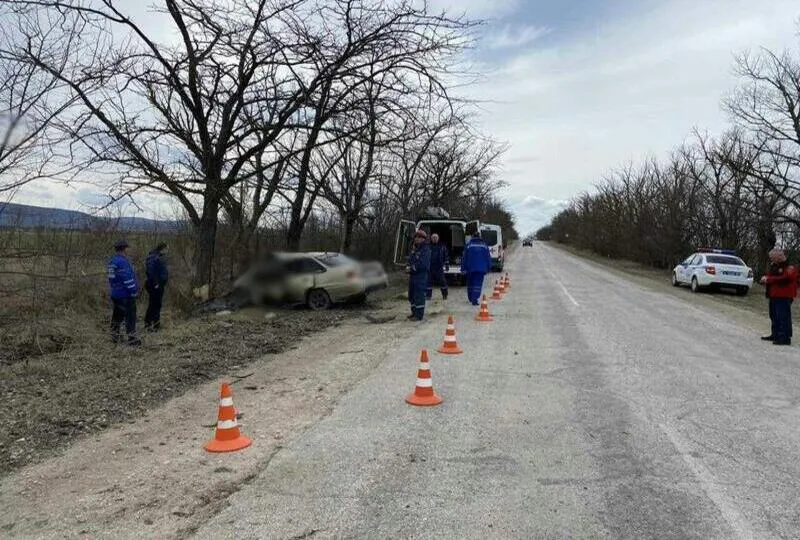 Водитель легковушки погиб на трассе в Белогорском районе Крыма