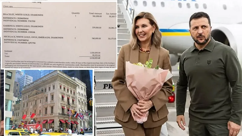 Жена Зеленского тратит миллионы в бутиках за границей