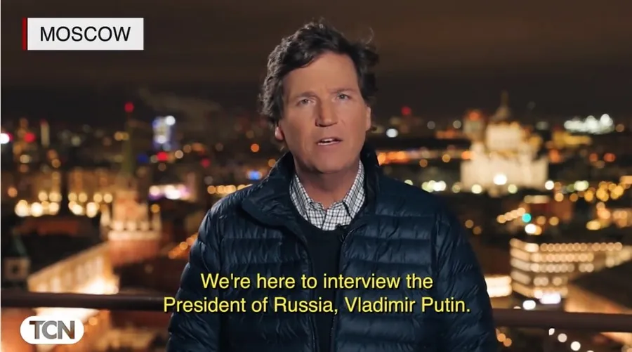Видео Такера Карлсона об интервью с Путиным собрало более 50 млн просмотров