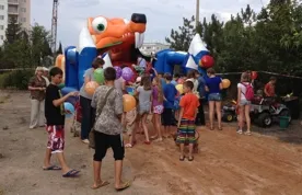 Детский парк на ул. Корчагина возрождается