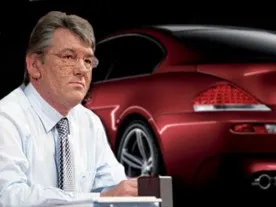 Ющенко хочет поднять штрафы для водителей до 1000 евро.