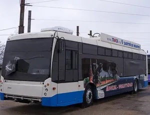 В Севастополе появился первый троллейбус с автономной тягой