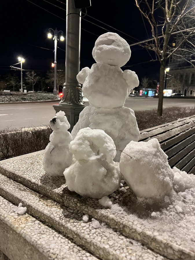 севастополь снеговик