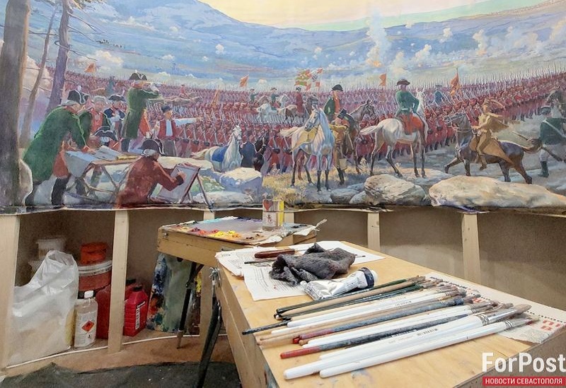 крым алушта картина Кутузов битва диорама война