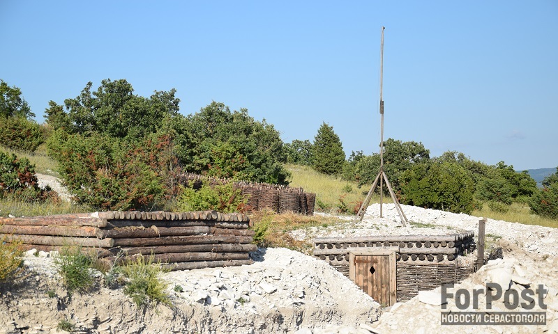 реконструкция оборонительных сооружений первой обороны Севастополя Федюхины высоты