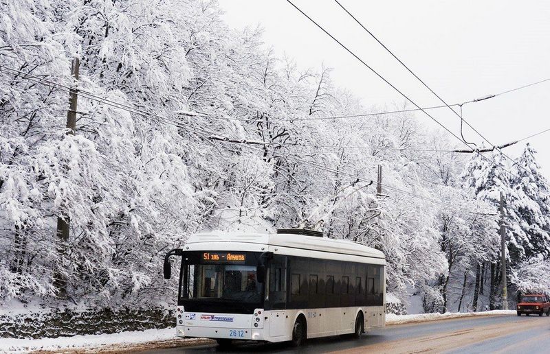 крым перевал ангарский троллейбусы транспорт