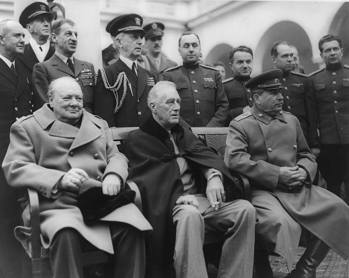 крым ливадия ялта конференция Вторая мировая дипломаты Сталин Рузвельт Черчилль