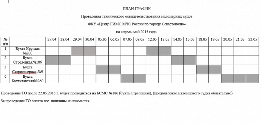 План проведения суда