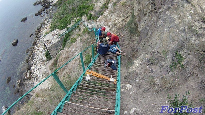 Грот Дианы Севастополь лестница