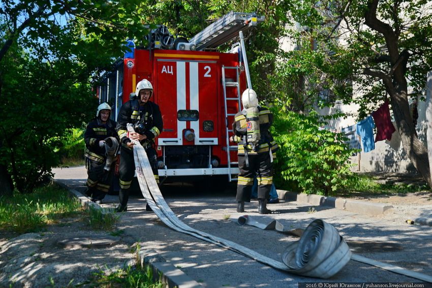 Пожар севастополь фото