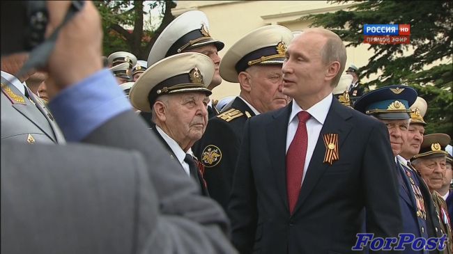 Путин в Севастополе 9 мая 2014