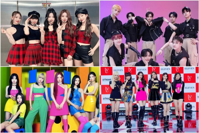 Яркие k-pop группы