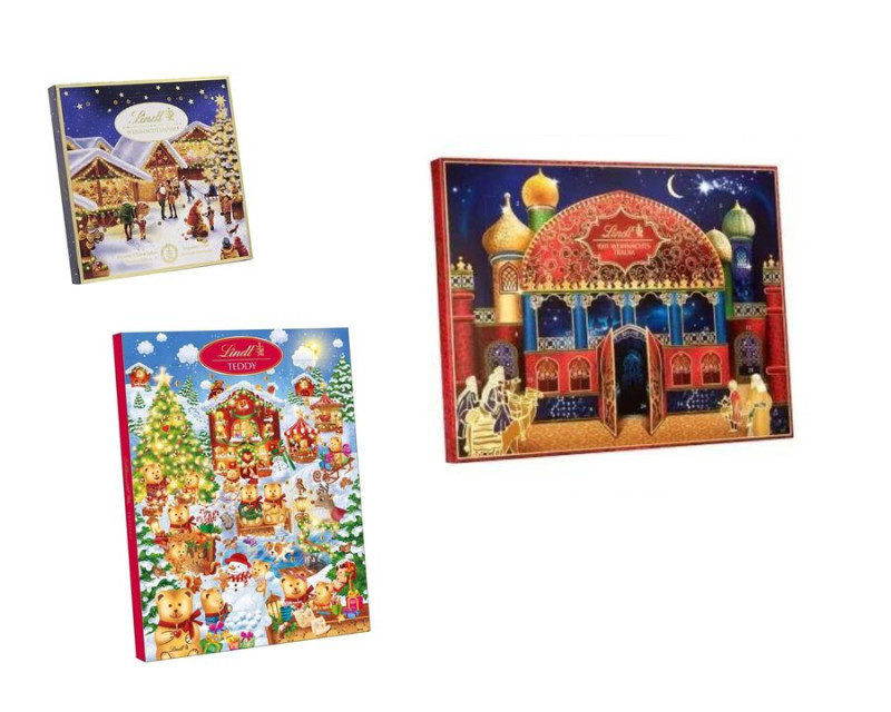 Сладкие календари Lindt подарки