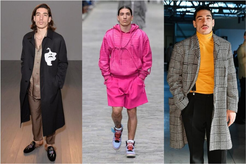 Стиль футболиста Эктора Беллерина Эктор Беллерин Louis Vuitton модный показ