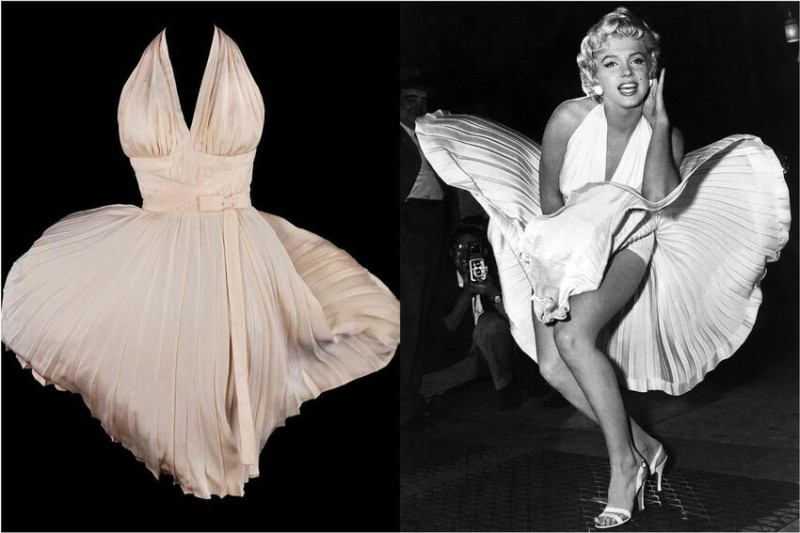Реквизит белое платье Мэрилин Монро