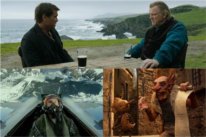 Банши Инишерина Топ Ган Мэверик Пиноккио