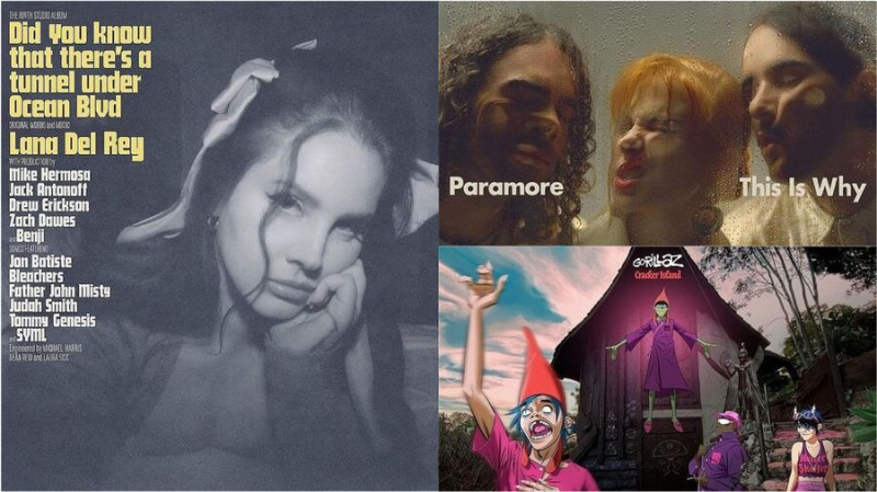 Музыка Лана Дель Рей Paramore Gorillaz