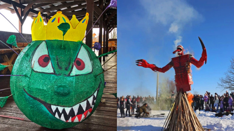 Коронавирус карнаж чучела на масленицу