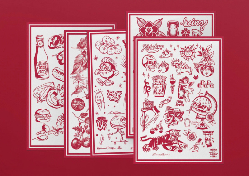 Идеи для тату красный цвет