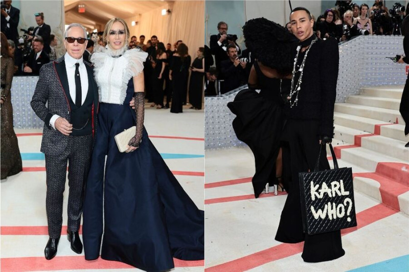 Карл Лагерфельд Мет Гала