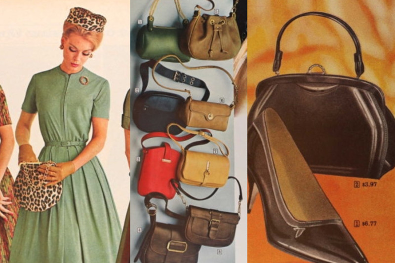 Винтажная женская сумка