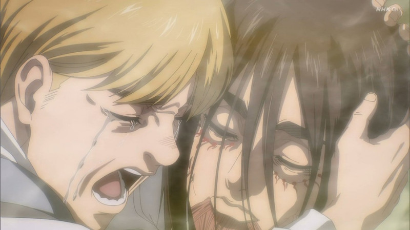 Атака титанов заключительная серия