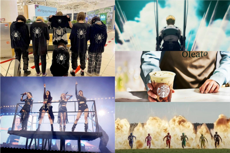 Атака титанов могучие рейнджеры блэкпинк