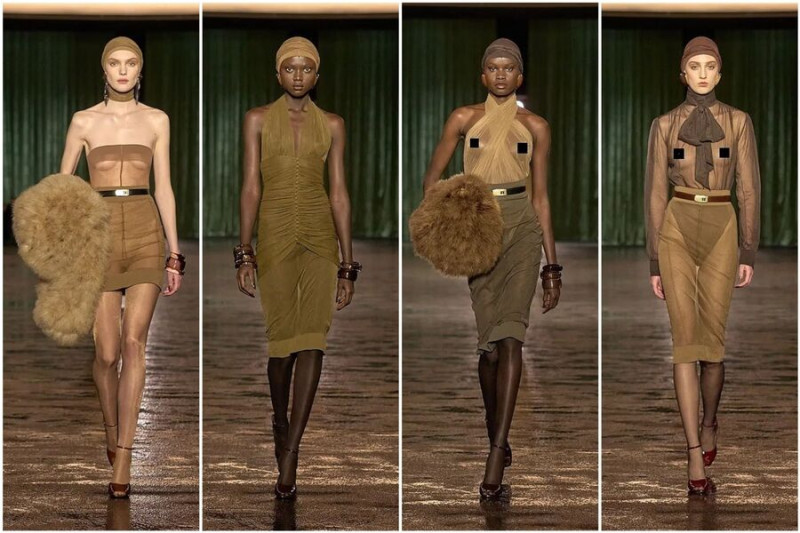 Неделя моды в Париже 2024 Saint Laurent