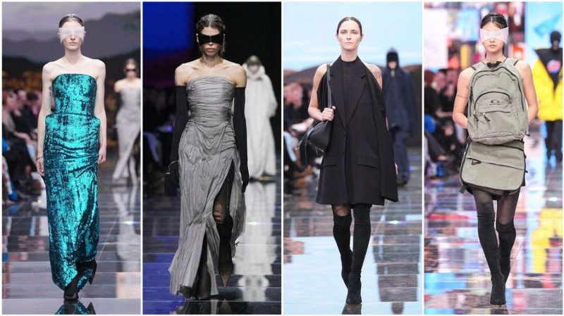 Баленсиага модный показ