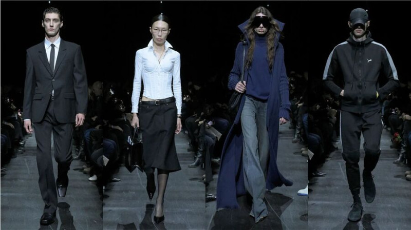 Неделя моды в Париже осень-зима 2025 Баленсиага