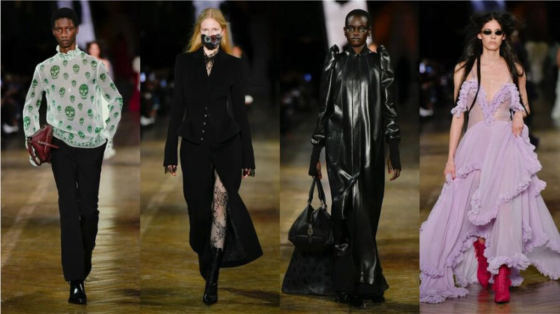 Неделя моды в Париже осень-зима 2025 mcqueen