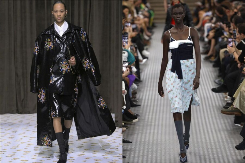 тренды лета 2025 цветочный принт